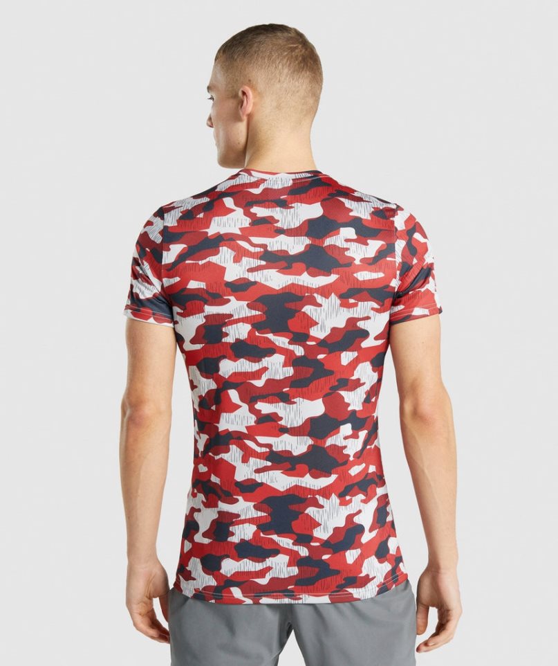 Koszulki Gymshark Arrival Męskie Camo | PL 693ZVT